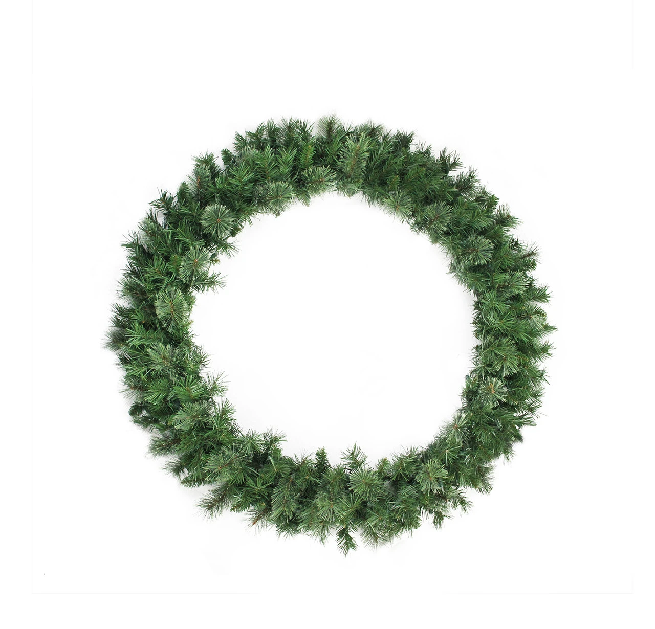 Mixed Cashmere Pine Artificial Christmas Wreath - 48-Inch, Unlit 3 Mixed Cashmere Pine Artificial Christmas Wreath - 48-Inch, Unlit