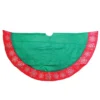 48" Green Christmas Tree Skirt With Red Gemstone Glitter Snowflake Trim -Noel Twinkle Shop lkkdidhpawcnalfiahjnhltziwne19xy 72568.1667488233