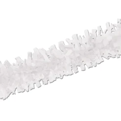 Club Pack Of 24 Bright White Festive Tissue Festooning Decorations 25'