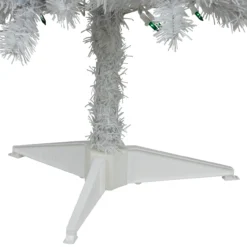 4' Pre-Lit White Artificial Christmas Tree, Green Lights -Noel Twinkle Shop lwrtckbfvmks6mygtjbtucfm9j2gakfa 63208.1684856067
