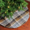 48" Brown Plaid Rustic Woodland Christmas Tree Skirt With Gold Trim -Noel Twinkle Shop mf9vxbwa77bhm0d5d5cxskepdoyqs4jx 56857.1667530566