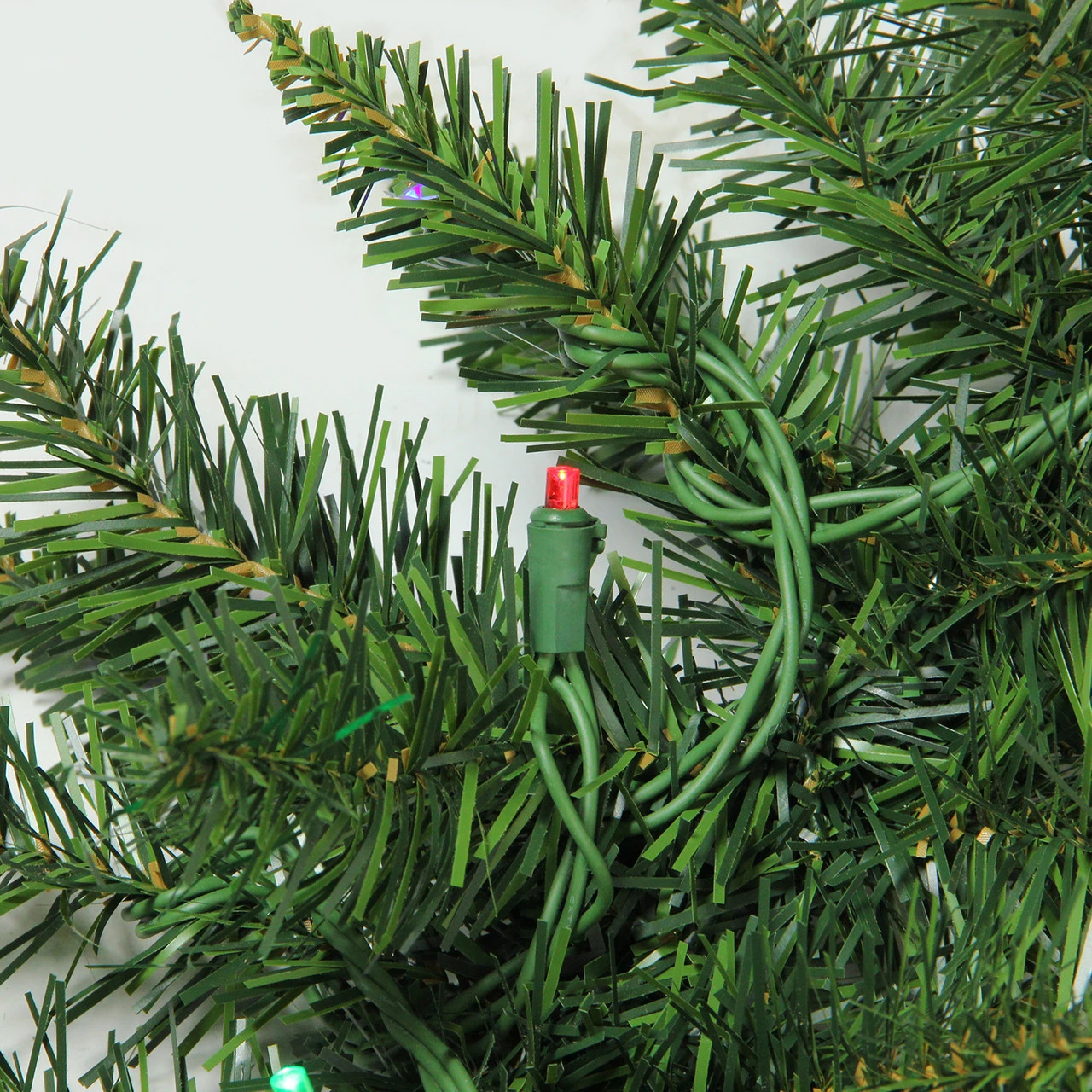 9' X 12" Pre-Lit Buffalo Fir Artificial Christmas Garland - Multi LED Lights 4 9' X 12" Pre-Lit Buffalo Fir Artificial Christmas Garland - Multi LED Lights - Image 2