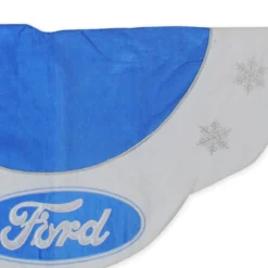 45.5" Blue And White Ford Scalloped Christmas Tree Skirt 7 45.5" Blue And White Ford Scalloped Christmas Tree Skirt -Noel Twinkle Shop northlight20nl03997 64560.1667536420