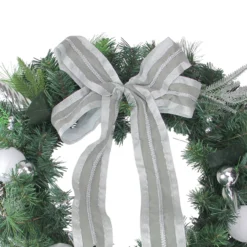 Bow And Pine Cone Artificial Christmas Wreath - 24-Inch, Unlit 7 Bow And Pine Cone Artificial Christmas Wreath - 24-Inch, Unlit -Noel Twinkle Shop northlight20s15745 70662.1667573491