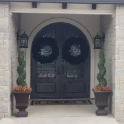 36" Black Colorado Spruce Artificial Halloween Wreath - Unlit -Noel Twinkle Shop northlight20v87068 cxpic 27832.1669140532