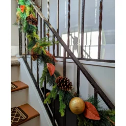 5' X 5" Green And Brown Pine Cones Artificial Christmas Garland - Unlit 10 5' X 5" Green And Brown Pine Cones Artificial Christmas Garland - Unlit -Noel Twinkle Shop northlight20vm37816 cxpic 54598.1669141295