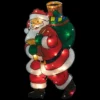 17.75" Lighted Santa Claus Christmas Window Silhouette 1 17.75" Lighted Santa Claus Christmas Window Silhouette -Noel Twinkle Shop northlight20zg27652 1 42996.1667574540