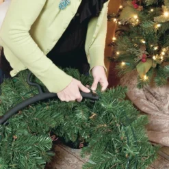 36" Christmas Wreath Protective Storage Bag With Removable Direct Suspend Handle -Noel Twinkle Shop northlight 10112 7 38343.1667517759