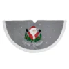 48" Gray And White Traditional Happy Santa Christmas Tree Skirt 2 48" Gray And White Traditional Happy Santa Christmas Tree Skirt -Noel Twinkle Shop northlight 2487220 1 86494.1667536100