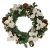 Decorated Cream Colored Poinsettia And Berry Artificial Christmas Wreath, 24-Inch, Unlit 1 Decorated Cream Colored Poinsettia And Berry Artificial Christmas Wreath, 24-Inch, Unlit -Noel Twinkle Shop northlight s92647 update 39488.1667517880
