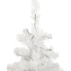3' Pre-Lit Slim White Pine Artificial Christmas Tree - Green Lights -Noel Twinkle Shop northlight b03899 3 updated 32012.1667536396