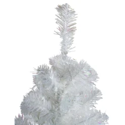 4' Slim White Tinsel Artificial Christmas Tree - Unlit -Noel Twinkle Shop northlight b83499 2 41142.1667661969