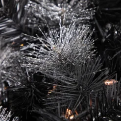 Black Bristle Artificial Christmas Wreath- 36 Inches, Warm White LED Lights -Noel Twinkle Shop northlight b83534 5 00703.1684767928