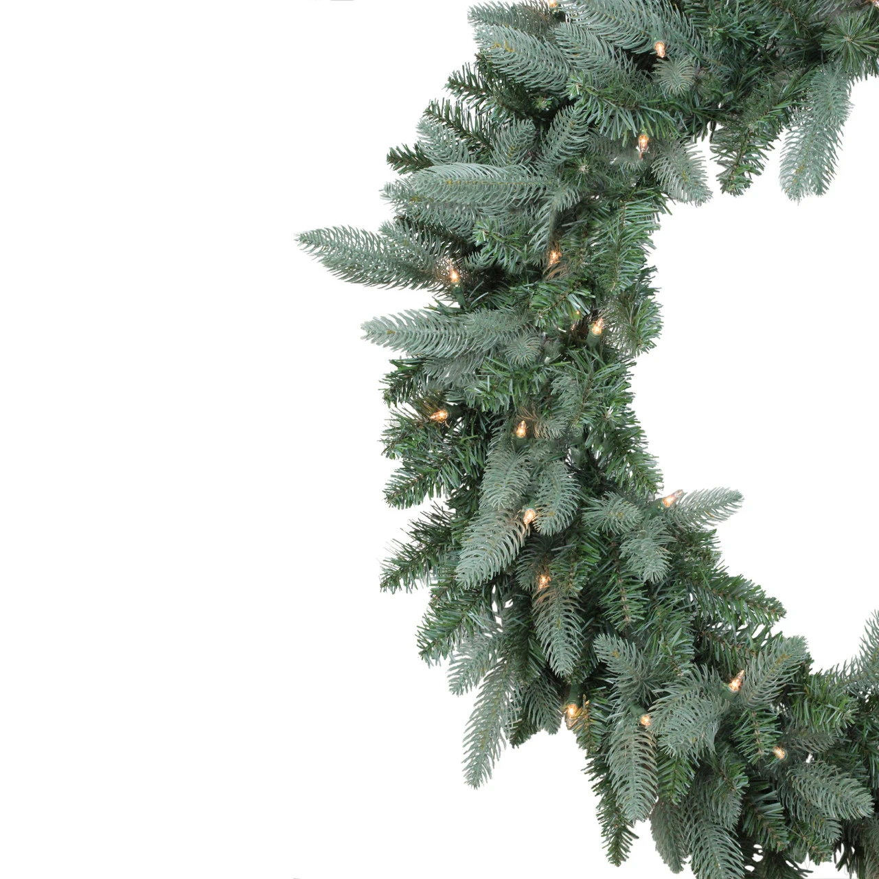Pre-Lit Washington Frasier Fir Artificial Christmas Wreath - 24-Inch, Clear Lights 4 Pre-Lit Washington Frasier Fir Artificial Christmas Wreath - 24-Inch, Clear Lights - Image 2