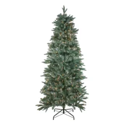 7.5' Pre-Lit Washington Frasier Fir Slim Artificial Christmas Tree - Clear Lights -Noel Twinkle Shop northlight b84774 2 90252.1667659786