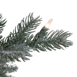9' Pre-Lit Green Flocked Jasper Balsam Fir Artificial Christmas Tree - Clear Lights 13 9' Pre-Lit Green Flocked Jasper Balsam Fir Artificial Christmas Tree - Clear Lights -Noel Twinkle Shop northlight b8 stand 37452.1683050412