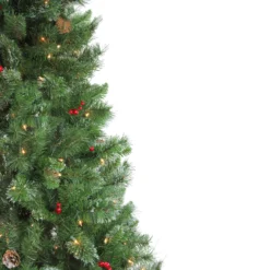 6.5' Pre-Lit Medium Mixed Pine And Iridescent Glitter Artificial Christmas Tree - Clear Lights 10 6.5' Pre-Lit Medium Mixed Pine And Iridescent Glitter Artificial Christmas Tree - Clear Lights -Noel Twinkle Shop northlight b8 stand 68640.1667578500