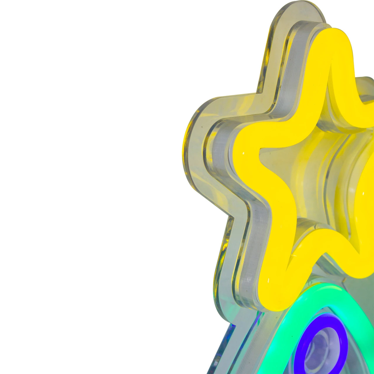 15" LED Lighted Neon Christmas Tree Wall Sign 6 15" LED Lighted Neon Christmas Tree Wall Sign - Image 4