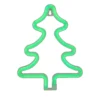 9.5" Green Christmas Tree LED Neon Style Window Silhouette -Noel Twinkle Shop northlight fm91373 97613.1667574407