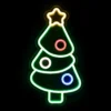15" LED Lighted Neon Style Christmas Tree Window Silhouette -Noel Twinkle Shop northlight fm94469 on20black 28108.1667540260