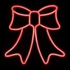 15" Red LED Lighted Neon Style Bow Christmas Window Silhouette -Noel Twinkle Shop northlight fm94474 on20black 14254.1667540261