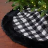 48" Black And White Buffalo Plaid Christmas Tree Skirt -Noel Twinkle Shop northlight fo26656 1 sampleupdated 05267.1667530449