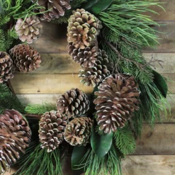 Pine Cones And Foliage Christmas Wreath - 28-Inch, Unlit -Noel Twinkle Shop northlight gb135611188001 3 59169.1667575694