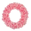Pre-Lit Flocked Pink Artificial Christmas Wreath - 24-Inch, Clear Lights 1 Pre-Lit Flocked Pink Artificial Christmas Wreath - 24-Inch, Clear Lights -Noel Twinkle Shop northlight gb16046 29304.1667584136