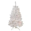 4' Pre-Lit Slim Flocked Artificial Christmas Tree - Clear Lights -Noel Twinkle Shop northlight gb16049 73884.1667573616