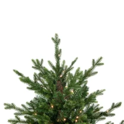 4' Pre-Lit Potted Deluxe Russian Pine Artificial Christmas Tree, Warm White LED Lights 13 4' Pre-Lit Potted Deluxe Russian Pine Artificial Christmas Tree, Warm White LED Lights -Noel Twinkle Shop northlight gb20ytp456 gr 2 75785.1667530382