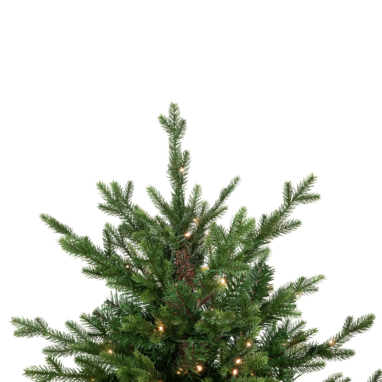 4' Pre-Lit Potted Deluxe Russian Pine Artificial Christmas Tree, Warm White LED Lights 7 4' Pre-Lit Potted Deluxe Russian Pine Artificial Christmas Tree, Warm White LED Lights - Image 5