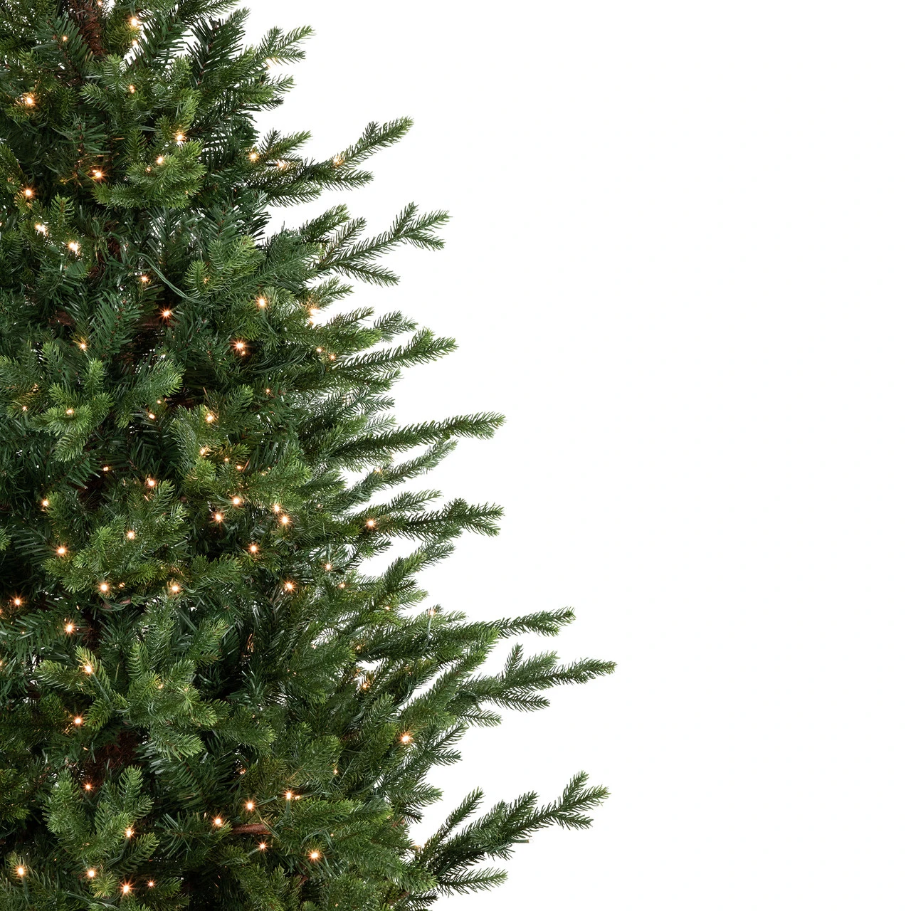6' Pre-Lit Potted Deluxe Russian Pine Artificial Christmas Tree, Warm White LED Lights 5 6' Pre-Lit Potted Deluxe Russian Pine Artificial Christmas Tree, Warm White LED Lights - Image 3