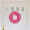 24" Pre-Lit Pink Spruce Artificial Christmas Wreath, Pink Lights -Noel Twinkle Shop northlight gb91005 2 45649.1667530422