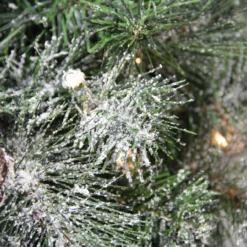 Pre-Lit Frosted Arctic Mist Pine Artificial Christmas Wreath - 30-Inch, Clear Lights -Noel Twinkle Shop northlight gc yv134439 03 03587.1667643273