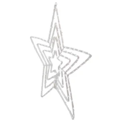 24" LED Lighted Layered Stars 8 Function Christmas Window Silhouette -Noel Twinkle Shop northlight gv94141 520use20for20other20gv 26762.1681755562