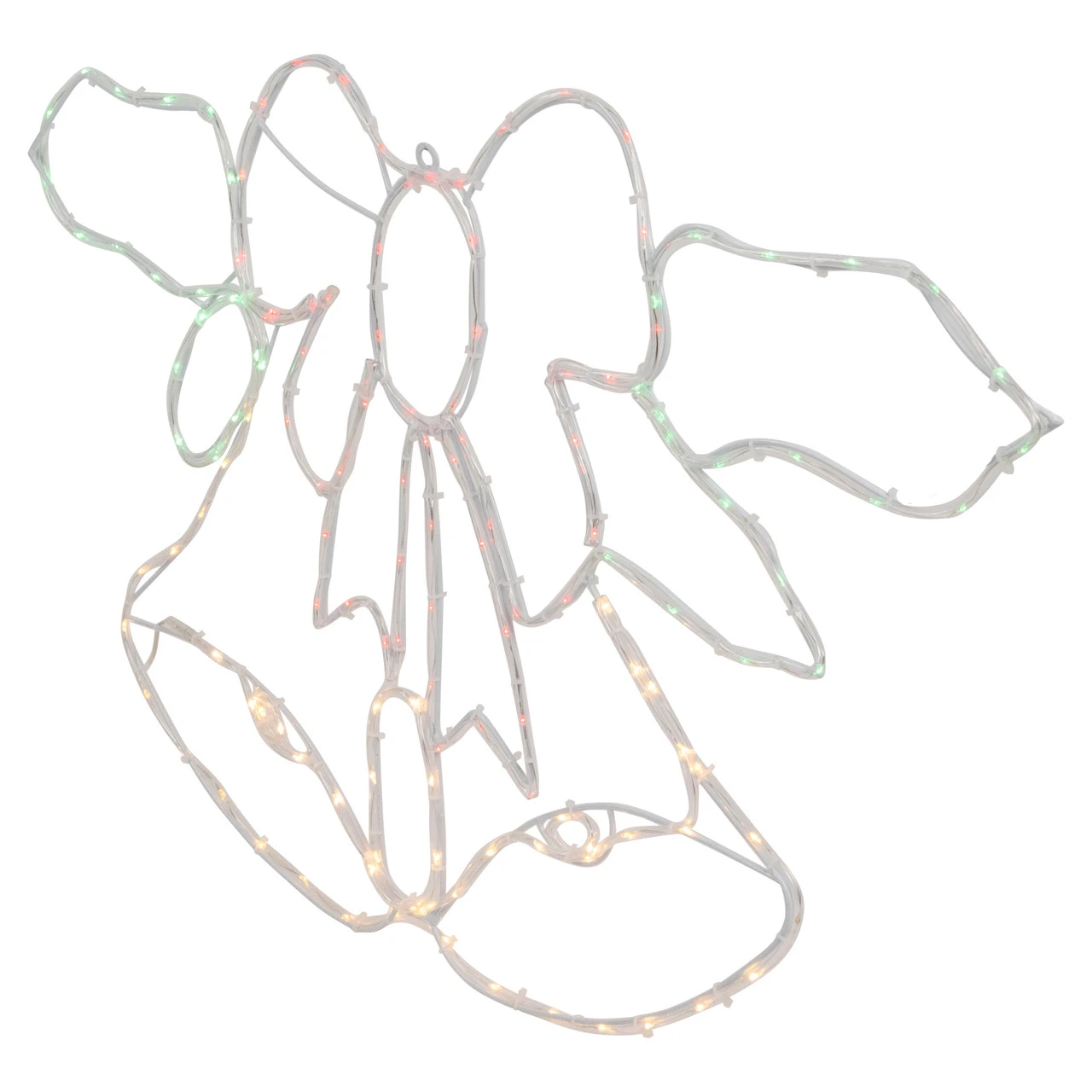 34" Lighted Christmas Bell And Bow Window Silhouette Decoration 7 34" Lighted Christmas Bell And Bow Window Silhouette Decoration - Image 5