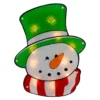 15.75" Lighted Holographic Snowman Christmas Window Silhouette -Noel Twinkle Shop northlight ha92190 1 13948.1667573117