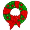 23" Lighted Red And Green Christmas Wreath Window Silhouette -Noel Twinkle Shop northlight ha92197 1 31871.1667512930