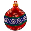 19.5" Lighted Red Christmas Ornament Window Silhouette 1 19.5" Lighted Red Christmas Ornament Window Silhouette -Noel Twinkle Shop northlight ha92198 1 48159.1667569740