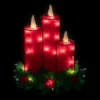 17.5" Lighted Red Three Candles Christmas Window Silhouette -Noel Twinkle Shop northlight ha92200 1 99115.1667487975
