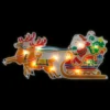 23" Lighted Santa And Reindeer Christmas Window Silhouette -Noel Twinkle Shop northlight ha92201 1 85399.1667573116