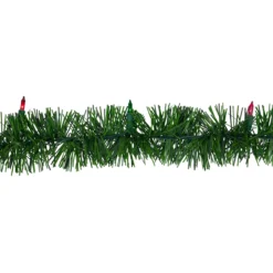 18' Pre-Lit Pine Two-tone Artificial Christmas Garland - Multicolor Lights -Noel Twinkle Shop northlight ha99329 3 67869.1679328590
