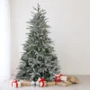 7.5' Flocked Winfield Fir Artificial Christmas Tree - Unlit -Noel Twinkle Shop northlight hb27062 44462.1667572797