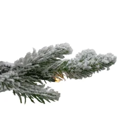 7.5' Pre-Lit Medium Flocked Winfield Fir Artificial Christmas Tree - Warm White LED Lights -Noel Twinkle Shop northlight hb27065 3 95068.1667572285