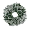 Pre-Lit Flocked Winfield Fir Artificial Christmas Wreath - 24-Inch, Warm White LED Lights 2 Pre-Lit Flocked Winfield Fir Artificial Christmas Wreath - 24-Inch, Warm White LED Lights -Noel Twinkle Shop northlight hb27068 41062.1667659323