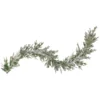 9' X 10" Pre-lit Flocked Winfield Fir Artificial Christmas Garland - Warm White LED Lights -Noel Twinkle Shop northlight hb27073 updated 94177.1667491070