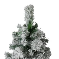 7.5' Flocked Somerset Spruce Artificial Christmas Tree - Unlit -Noel Twinkle Shop northlight hb27110 2 55313.1667487764
