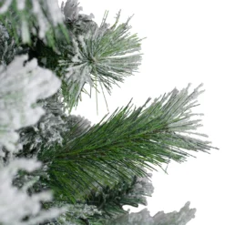 7.5' Flocked Somerset Spruce Artificial Christmas Tree - Unlit -Noel Twinkle Shop northlight hb27110 3 96878.1667487763