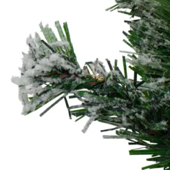 Pre-Lit Flocked Somerset Spruce Artificial Christmas Wreath - 36-Inch, Clear Lights 7 Pre-Lit Flocked Somerset Spruce Artificial Christmas Wreath - 36-Inch, Clear Lights -Noel Twinkle Shop northlight hb27115 2updated 37743.1667506393