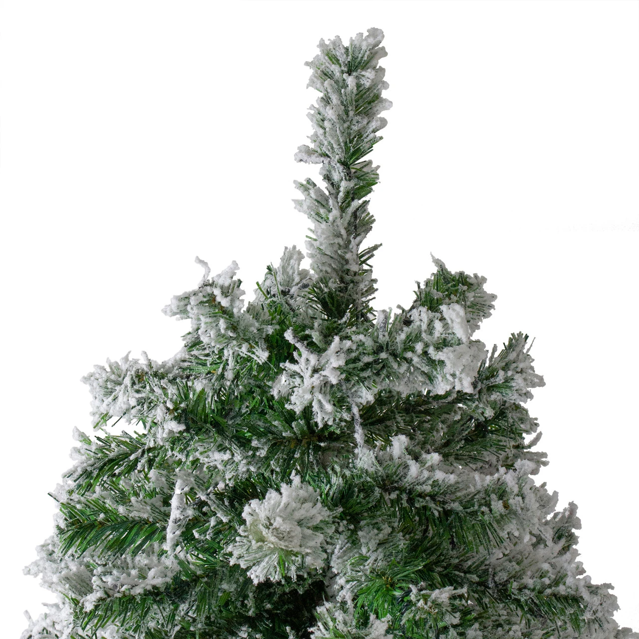 6.5' Flocked Winter Park Fir Artificial Christmas Tree - Unlit 6 6.5' Flocked Winter Park Fir Artificial Christmas Tree - Unlit - Image 4